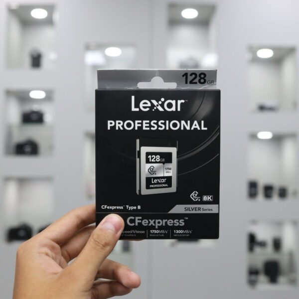 Lexar 128GB Professional CFexpress Type-B SILVER Memory Card 1750Mb/s