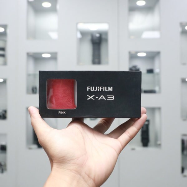 Leather Case Fujifilm X-A3 Pink
